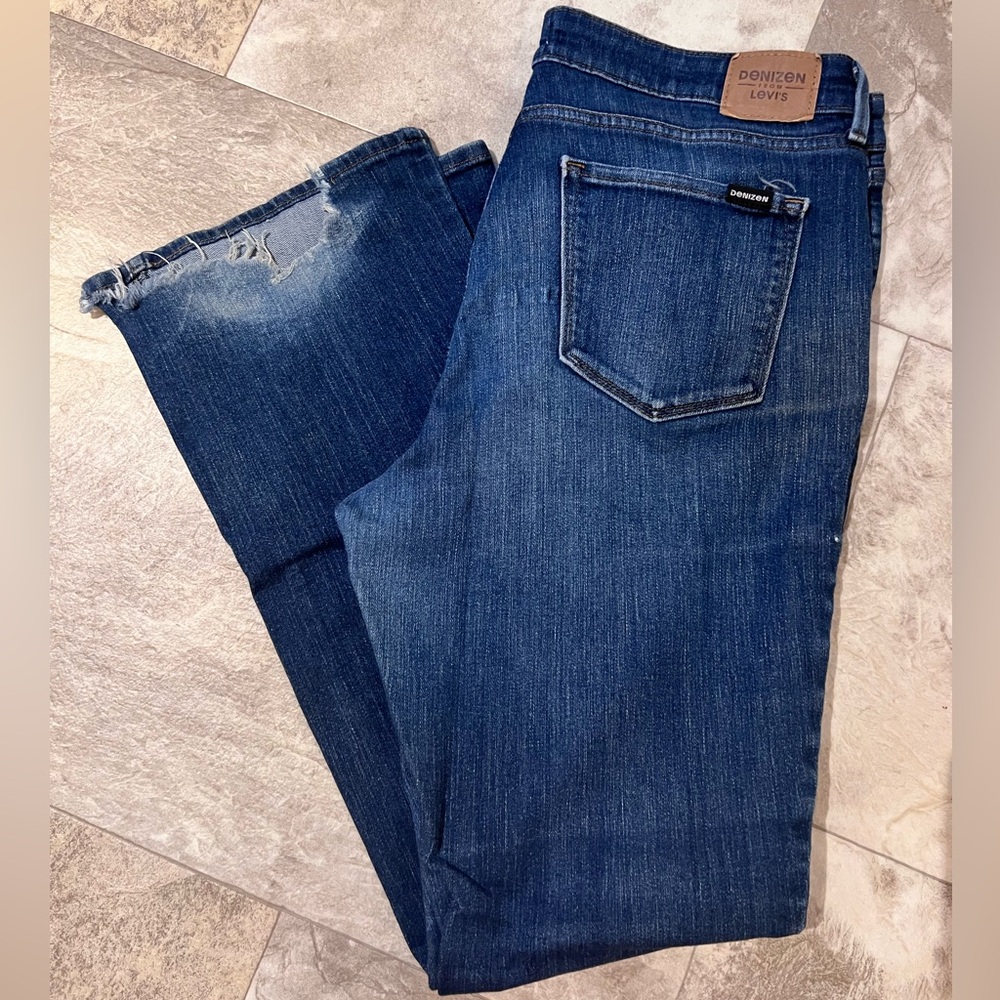 Denizen from Levi's Dark Blue Skinny Bootcut Jeans